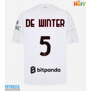 Billiga AC Milan Koni De Winter #5 Bortatröja 2026-27 Kortärmad